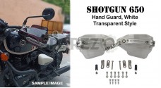 Fit For Royal Enfield Shotgun 650 Transparent Style Hand Guard Kit - SPAREZO